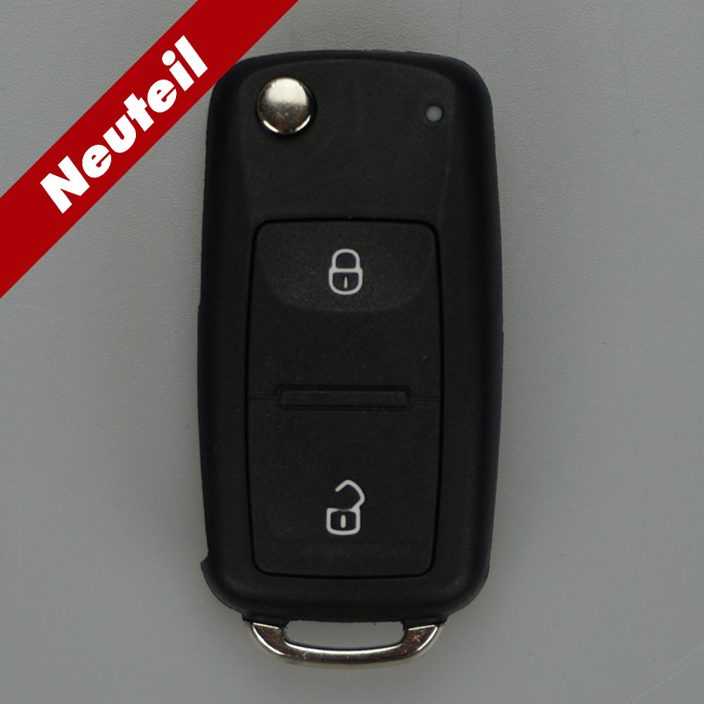 Schlüssel Klappschlüssel Gehäuse Hülle + Schlüsselrohling für VW